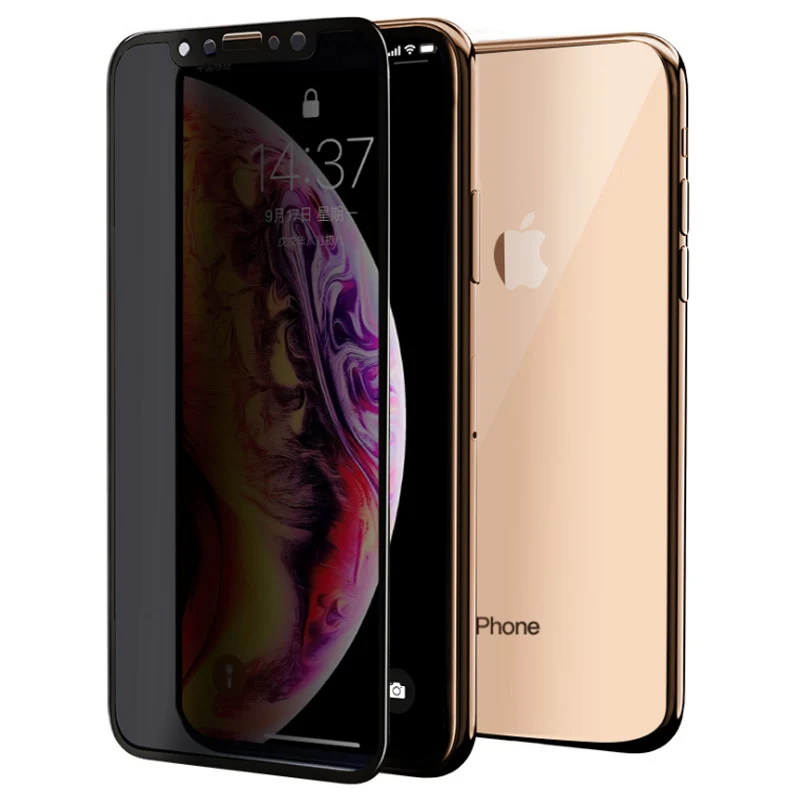 

Benks Anti Spy Tempered Glass Front Films For iPhone XS MAX 6.5'' XR 6.1" Full Privacy Cover Screen Protector Film For XS 5.8''