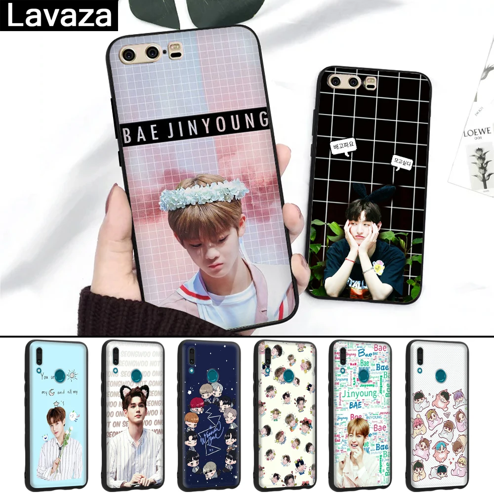 

Lavaza Wanna One Silicone Case for Huawei P8 Lite 2015 2017 P9 2016 Mini P10 P20 Pro P Smart 2019