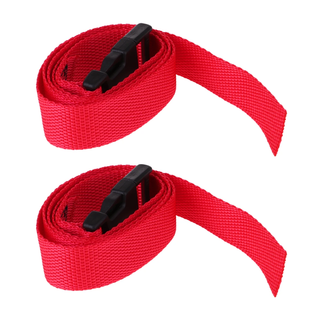 2pcs 1 meter 25mm Golf Trolley Webbing Straps/Luggage Tie down Straps with Quick Release Buckle