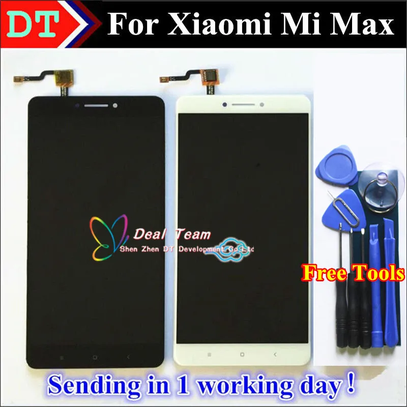 imágenes para De alta Calidad de Reparación de Piezas Nuevo Para Xiaomi mi Max LCD Display + Touch Screen Reemplazo Digitalizador Asamblea Negro Blanco Móvil imágenes para De alta Calidad de Reparación de Piezas Nuevo Para Xiaomi mi Max LCD Display + Touch Screen Reemplazo Digitalizador Asamblea Negro Blanco Móvil