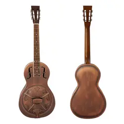 Aiersi бренд Brozen Винтаж колокол латунный металлический салон резонаторная гитара бесплатная чехол и ремень