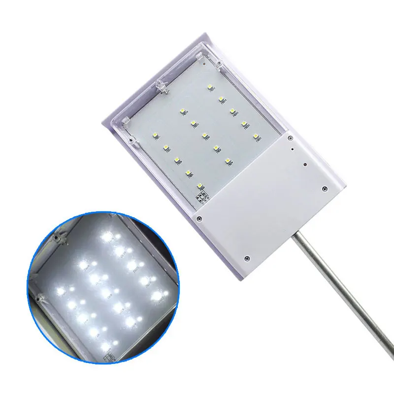 Conduziu a Luz Lâmpada de Parede Sensor à Prova Água ao ar Jardim Solar Luzes Rua Dwaterproof Livre Pátio Exterior Lâmpadas Solaire 15 Led