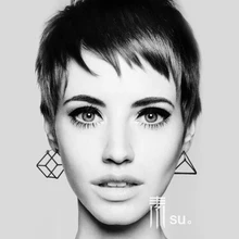 Новая мода, короткий стиль, золотые/серебряные/черные полые геометрические серьги-гвоздики для женщин,, квадратные серьги boucles d'oreuilles