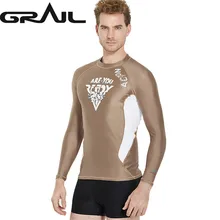 Рашгард для дайвинга, мужской костюм для серфинга, футболки, мужская высококачественная одежда для плавания с длинным рукавом, защита от солнечных лучей, LS-18626