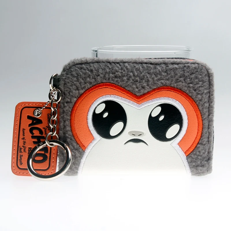 

Star wars episode 8 porg girl. mini bi-fold wallet Women Black Purse DFT6712