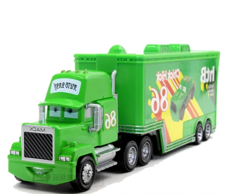 1:55 Disney Pixar Cars 2 3 Toys Lightning McQueen Jackson Storm Mack Uncle Truck Diecast модель автомобиля игрушка