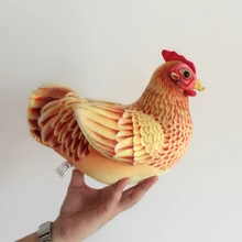 cartoon hen, colourful chicken plush toy about 30cm soft doll,birthday present Xmas gift c692