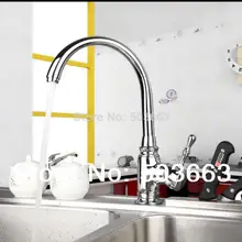 Torayvino, Кухонный шарнирный, хромированный умывальник с одной ручкой, на бортике, туалетный сосуд, MF-1031 смеситель, кран