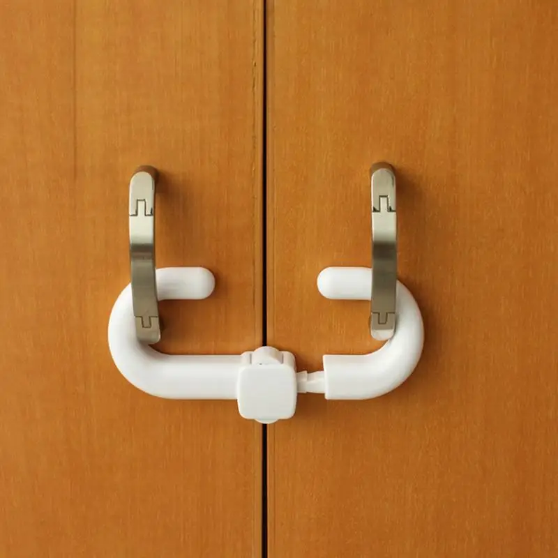 

3Pcs C-type Safety Locks for Refrigerators Door Baby Safe Protection From Children Lock Castle Security Blocker Padlock S3