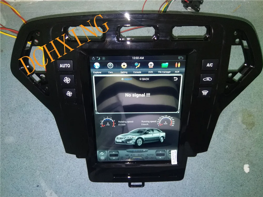 10,4 ''Tesla стиль Android 8,1 автомобильный DVD gps плеер для Ford Mondeo fusion 2007 2008 2009 2010 2011 2012 2013 PX6 CARPLAY