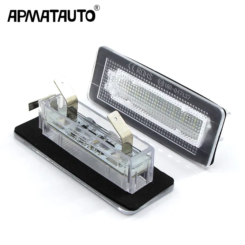 Apmatauto 2 шт. 18SMD светодиодный светильник для номерного знака без ошибок для Benz Smart Fortwo Coupe 450 451 W450 W453