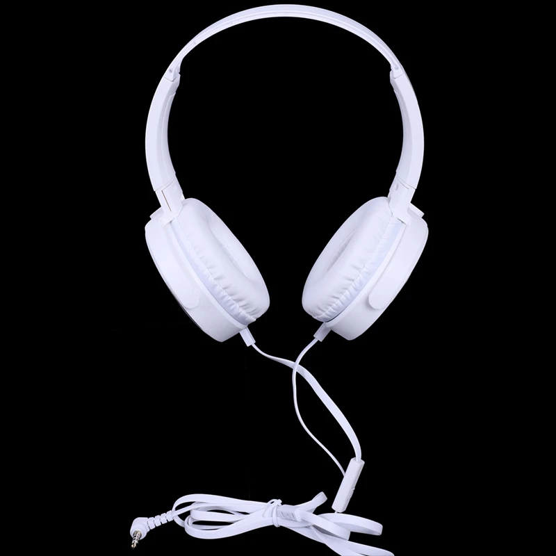 ABGN Hot-Kubite 3,5 мм стерео гарнитура проводная гарнитура на ухо музыкальные наушники с микрофоном для телефона компьютера MP3(белый