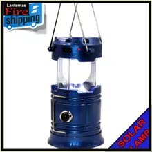 

Factory direct Solar Charging Lights rechargeable USB Power Bank waterproof outdoor camping Lantern handlamp portable light
