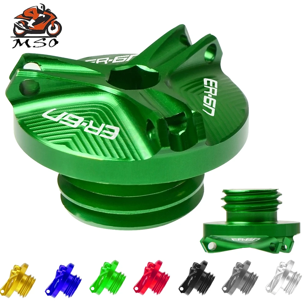 

Motorcycle Accessories Engine Oil Drain Plug Sump Nut Cup Plug Cover For kawasaki er-6n ER6N ER6F ninja 300 200 600 250 1000 650