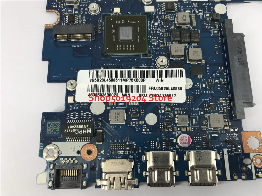 Материнская плата для ноутбука Lenovo YOGA 510S 14ISK 310s 14isk 510 I5 6200U SR2EY La d451p BIUS1/S2/Y0/Y1 FLEX 4