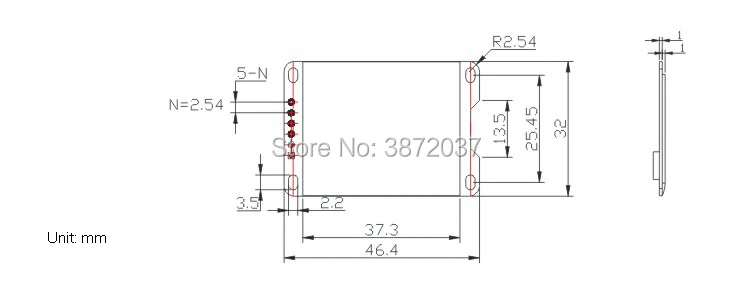 FZ2895-1.54inch paper display module screen-3