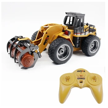 

Hui Na Toys Electric Remote Control 590 Six Channel 1/18 Rc Metal Grabbing Machine Charging Car Model Toy For Kids Toy Xmas Gift