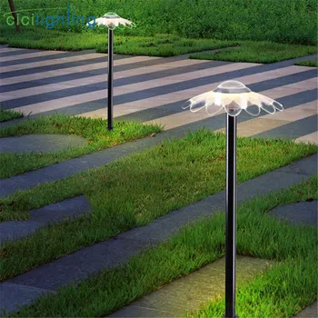 

Art Decor L72cm garden yard led lawn lights acrylic shade outdoor walkway path lamp industrial decorative led exterior lighting
