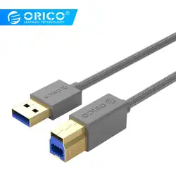 ORICO Тип-C USB-B кабель для передачи данных USB3.0 квадратный Порты и разъёмы Кабель даты высокое Скорость передачи для жесткого диска принтера