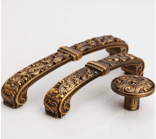 128mm Antique Coffee Gold Cabinet Handle Furniture Hardware Drawers Pulls Knob C C 128mm Length 142mm Cabinet Drawer Hardware Hardware Agentshardware Connector Aliexpress