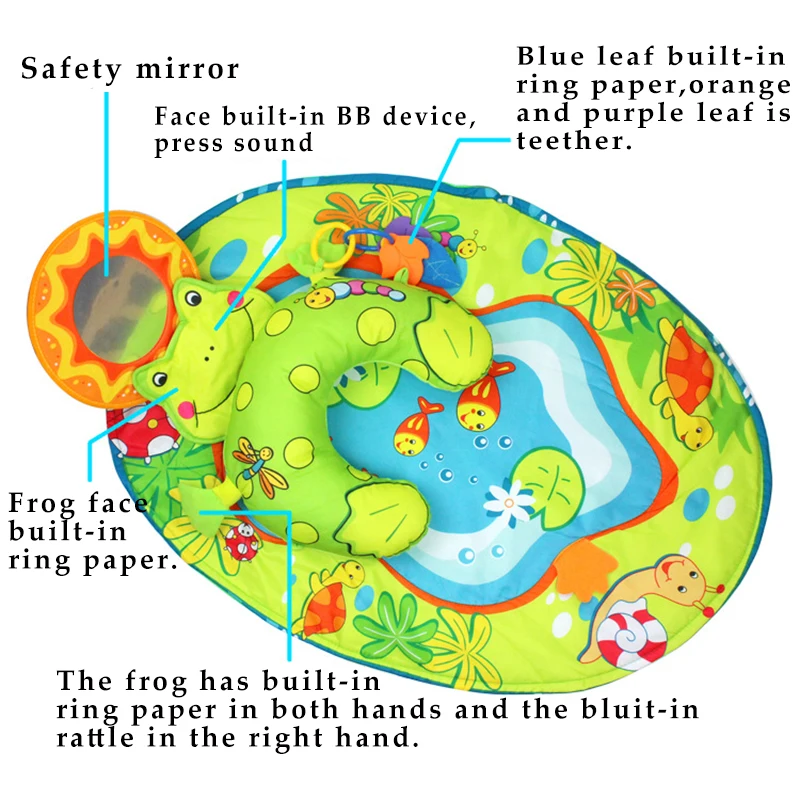 Newborn Toys Developing Mat Baby Cartoon Infantil Early Education