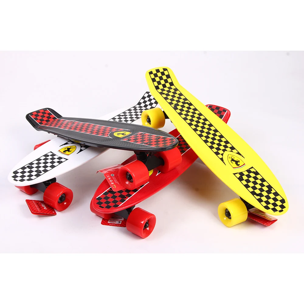 

Child Four-Wheel Double Cruiser Skateboard flip skate board for kids boy Max loading 50kg