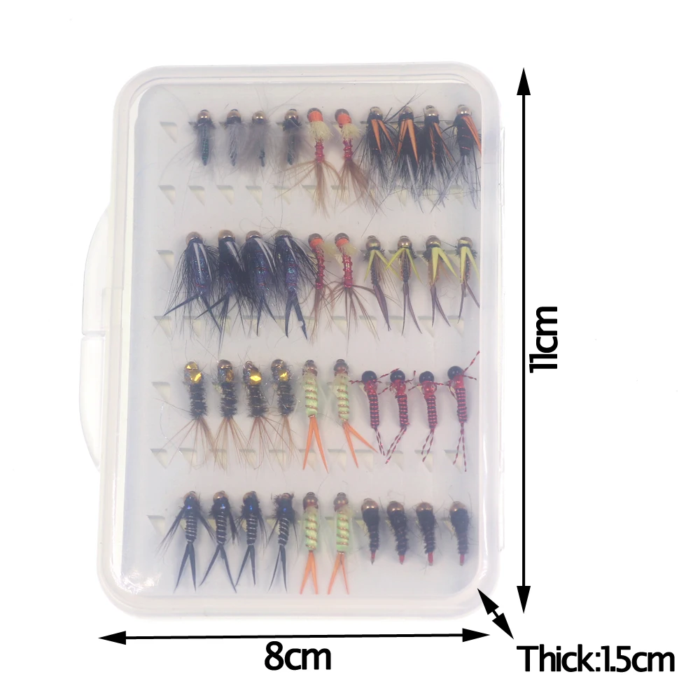 Trout Fishing Flies Nymphs, Trout Fly Fishing Box