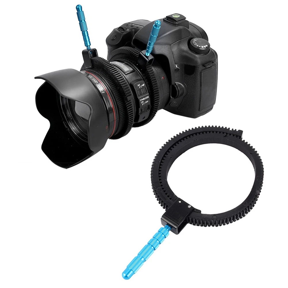 Camera Accessories Adjustable Rubber Follow Focus Gear Ring Belt with