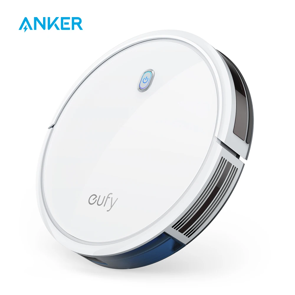 Eufy BoostIQ RoboVac 11S тонкий, 1300Pa сильный всасывающий, супер тихий, самозаряжающийся робот-пылесос, твердый пол и ковер среднего ворса