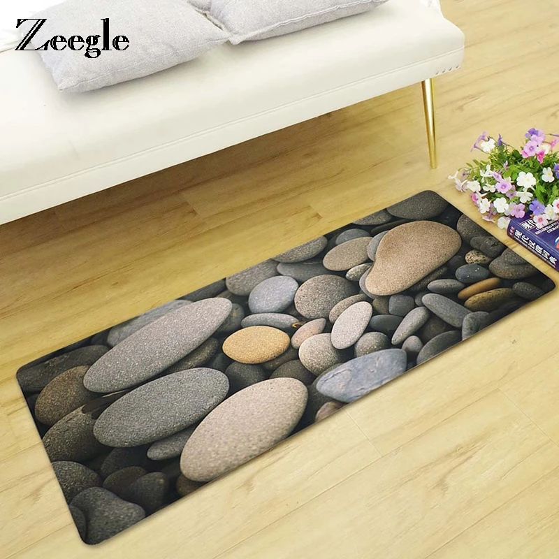 

Zeegle Doormat Floor Mat Kitchen Carpet Stone Pattern Rug Living Room Bedroom Carpet Coffee Table Floor Rug Entrance Decor Mat
