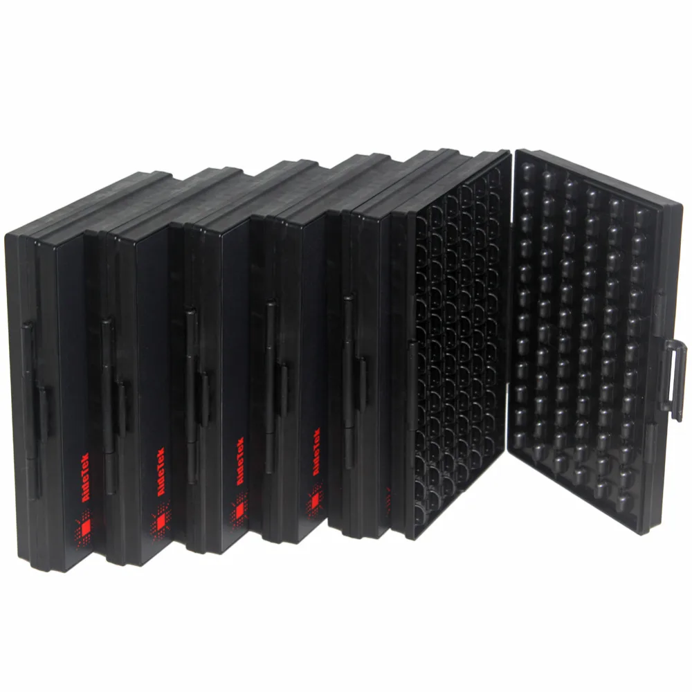 AideTek ESD Safe SMD storage IC Box Organizer W/144 Bins Anti-statics SMD SMT Organizer Transistor plastic toolbox mini6BOXALLAS 4