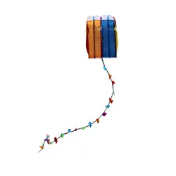 Красочный Радужный Однолинейный воздушный змей-параплан сумка легко уличная игрушка Бескаркасный Рождественский подарок