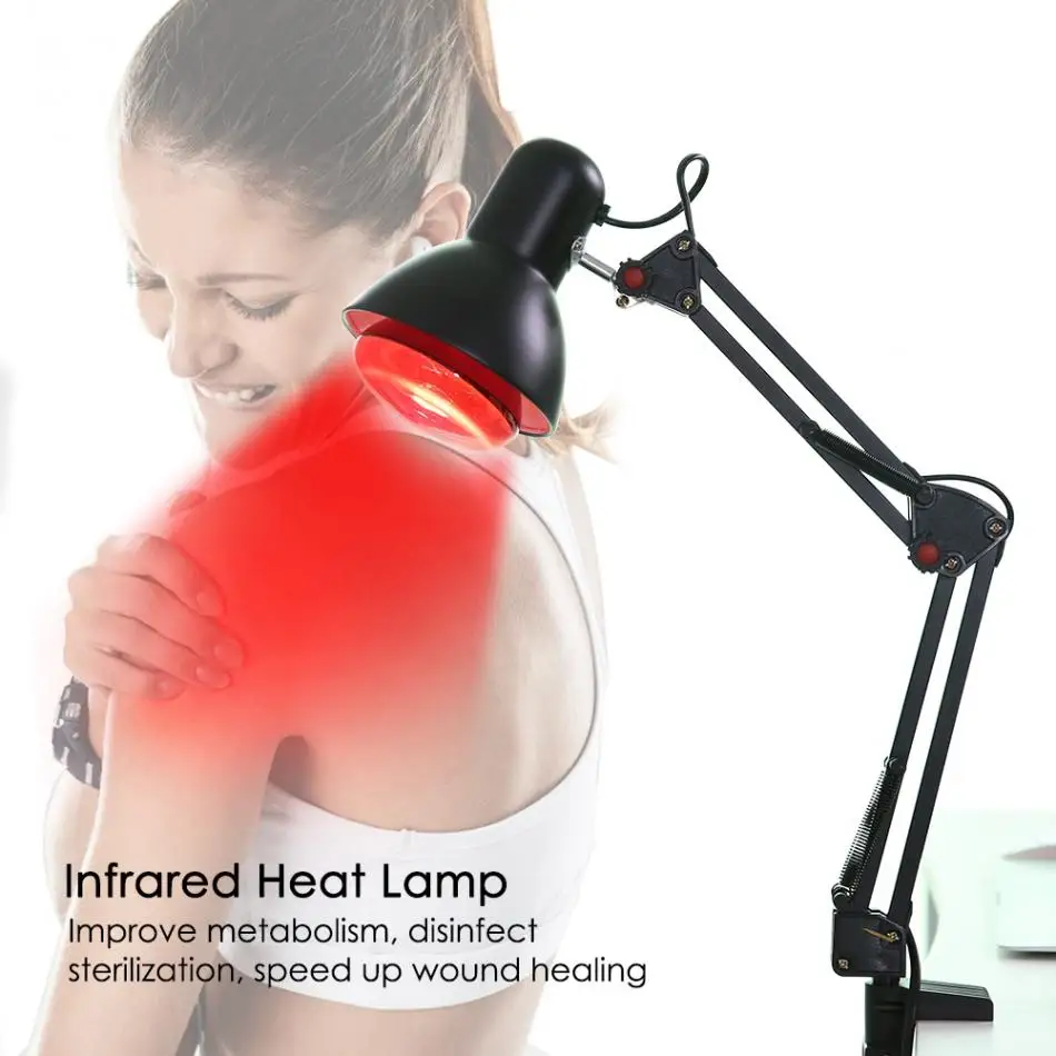 Floor Stand Massage Heating Therapy Light Infrared Heat Physiotherapy