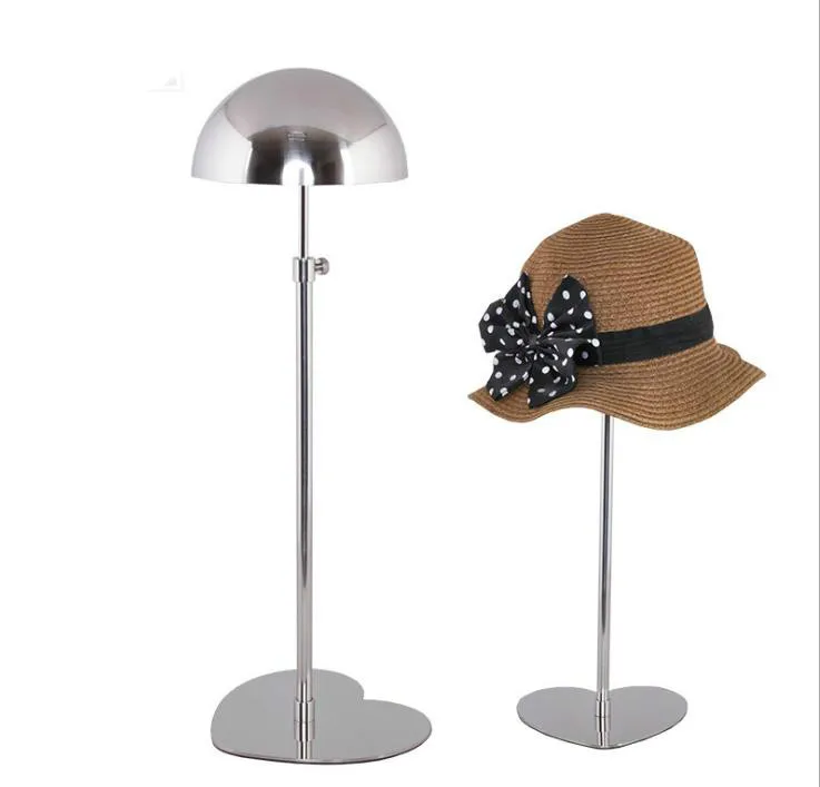 New Premium Shop Home Metal Hat Cap Rack Hair Wig Holder Display Stand Shelf