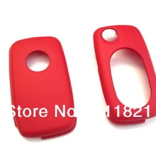 Красный MK4 Овальный клавиатура Пульт дистанционного управления чехол для выкидного ключа для Volkswagen VW