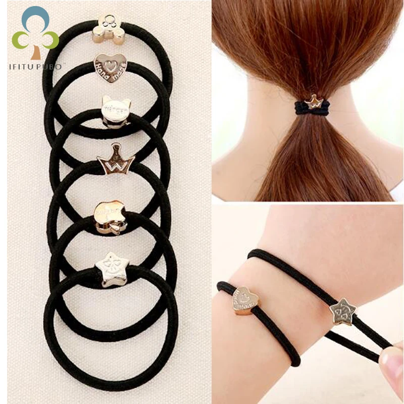 Buy 20pcs/lot High elastic black tie hair rope hair