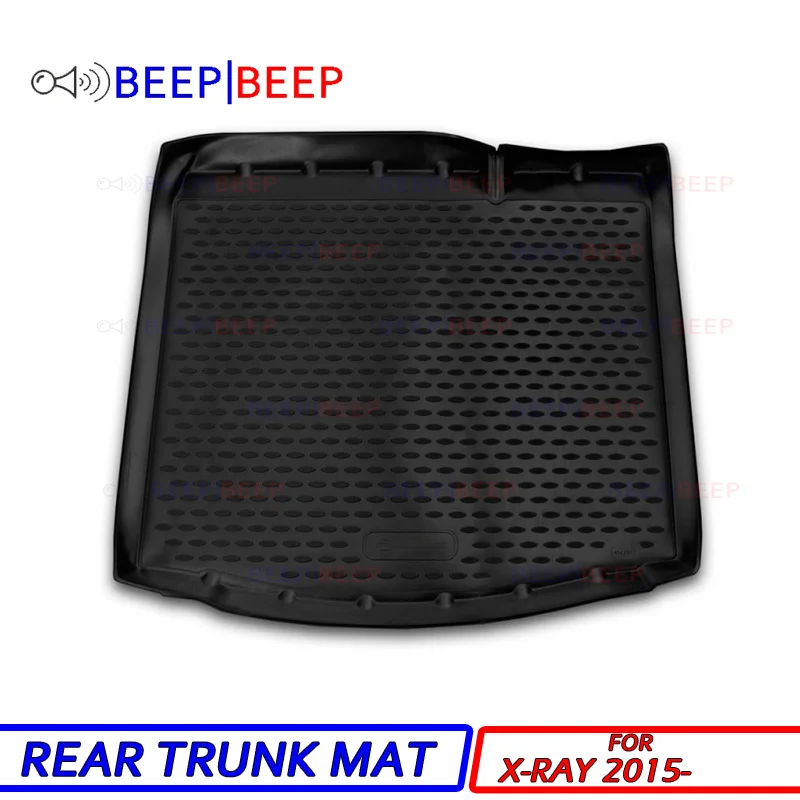 

For Lada X-Ray 2015- car trunk mats liner boot cargo mat tray floor carpet boot cargo rear mat car styling