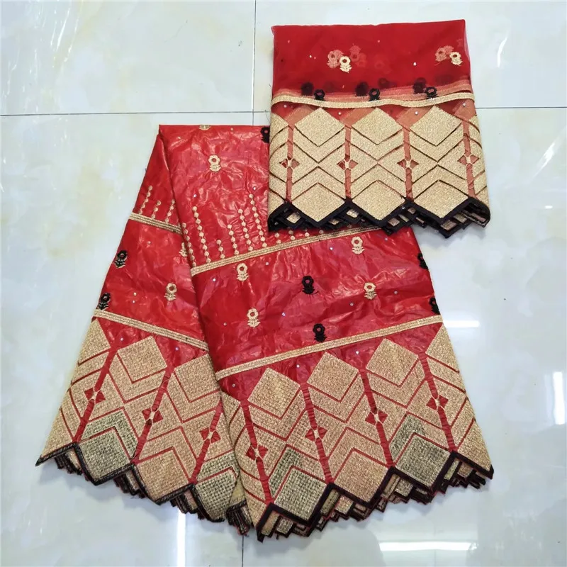 

2018 New arrival african bazin riche fabric with beads cord lace fabric guinea brocade fabric for wedding KY113011