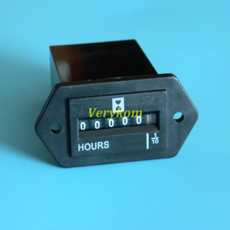 

1PC Free Shipping, 6 Digits 100-250V AC Hour Meter,Complete Sealed Quartz Timer Counter SYS-1 12v 24v dc ac 110v 220v