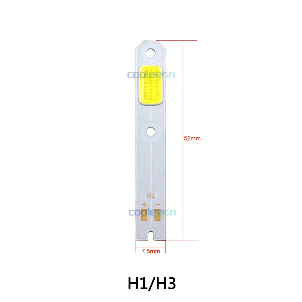 S2 Car Headlight LED Light Source COB Bulb Chip On Board Lamp 10W DC 9V for Auto Headlamp H4 H1 H7 H8 H11 HB3 Lighting Source (2)