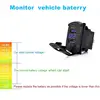 Interruptor basculante de carga rápida para barcos, coche, camión, motocicleta, Smartphone, tableta H, QC 3,0, LED, voltímetro, 3,0 ► Foto 3/6