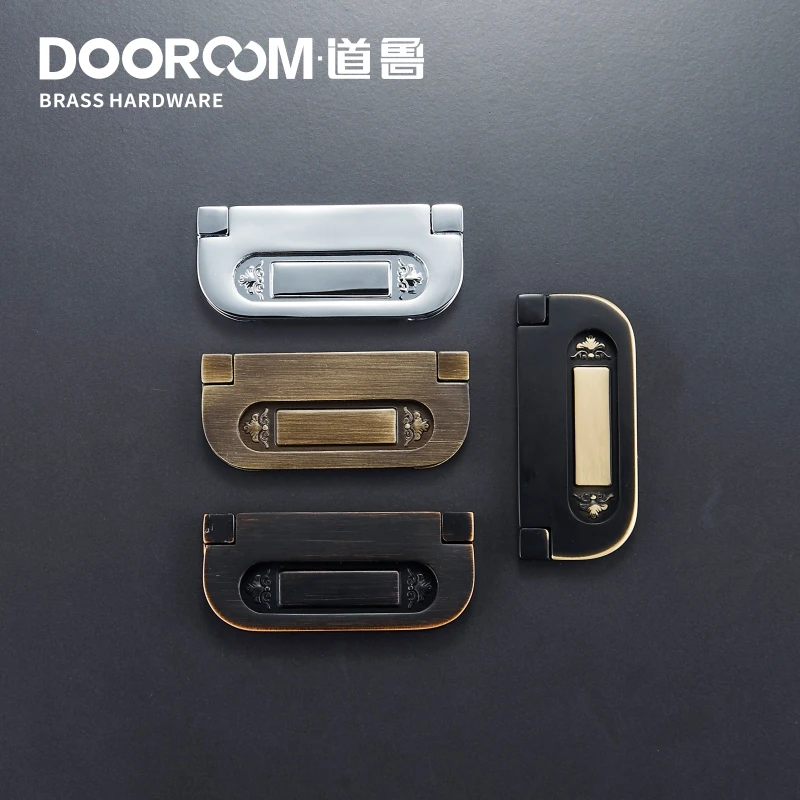 

Dooroom Brass Handles Wardrobe Dresser Cupboard Cabinet Drawer Shoe Box Furniture Pulls European Black Bronze Chrome Knobs