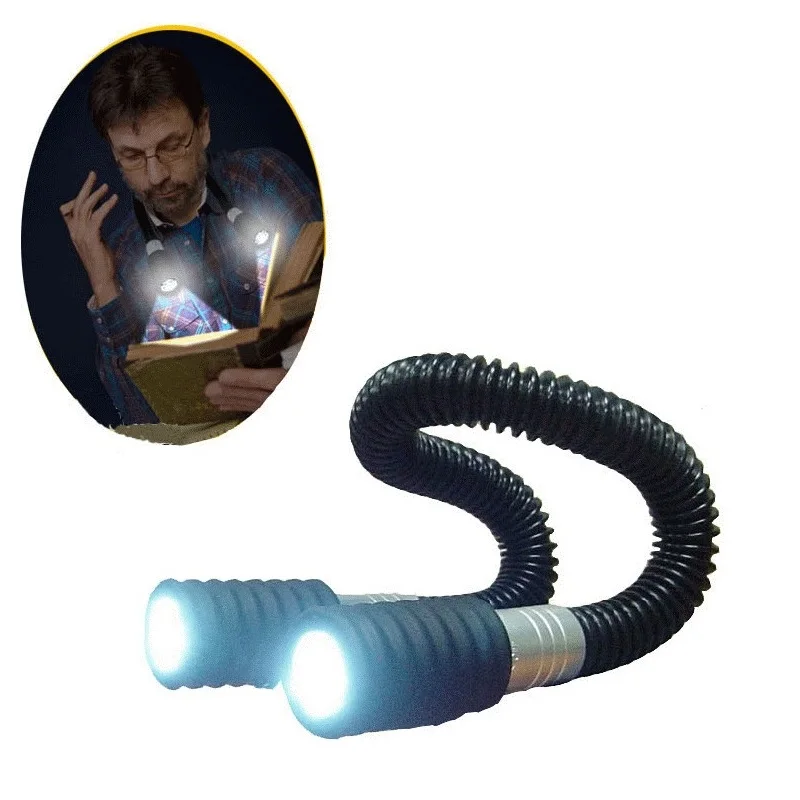 

Flexible 360 Degree Adjustable 2W 24 LED Hug ligt Neck Book Night Lamp Huglight Torch for Study Reading HT195