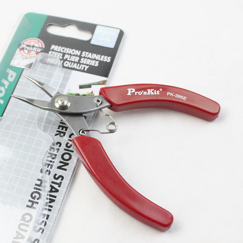 

Toothless round nose pliers 1PK-396E Japanese imports of stainless steel needle nose pliers electronic pliers