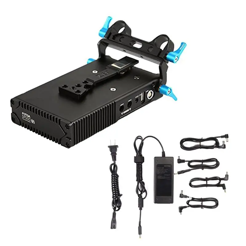

Battery Plate DP500 V-Mount Power Supply Lock Rod Clamp for Sony A7 A7R A7Rs II III A9 A6300 A6500 Panasonic GH4 GH5 GH5s Canon