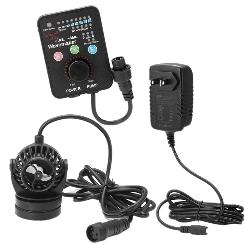 

OW-10 OW-25 OW-40 OW-50 Wireless Wave Maker Flow Pump with Controller for Coral Reef Marine Aquarium Magnet Mount