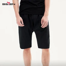 Seven мужские летние новые шорты мужские горячие продажи повседневные пляжные шорты Твердые дышащии эластичные для талии модные повседневные шорты мужские 116S88070