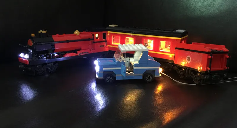 LED-light-up-kit-only-light-included-for-lego-4841-and-16031-Harry-Potter-Hogwarts-train
