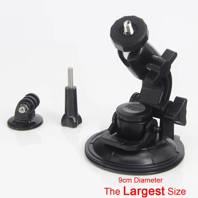 for go pro 9cm car window mount large size suction cup tripod with gopro screw size