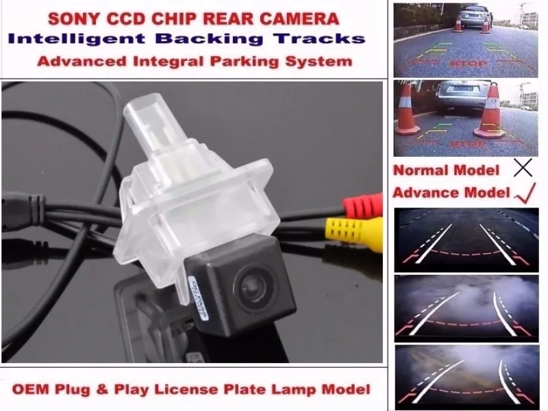 For Mercedes Benz E Class A207 C207 W212 W213 2013 ~ 2016 Smart Tracks Chip Camera HD CCD Intelligent Dynamic Rear View Camera (3)